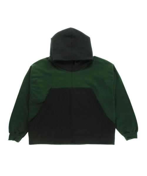 MONKEY TIME(モンキータイム)の「<PRE_> BIG KANGAROO POCKET HOODY/パーカー(パーカー・メンズ・ブラック/ダークグリーン・LARGE/X-LARGE)」の11枚目の写真
