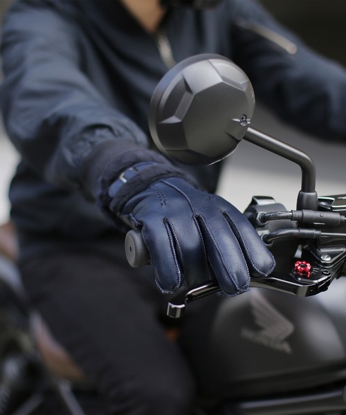 sankyo shokai（サンキョウショウカイ）の「ムートンレザー 手袋（手袋・メンズ・カーキ/ブラック/ネイビー/ブラウン・M(24cm)/L(25cm)/M/L）」の14枚目の写真