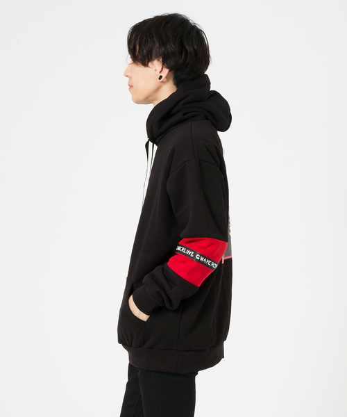 FUGA（フーガ）の「オーバーサイズ袖ラインパーカー（パーカー）」 - WEAR 