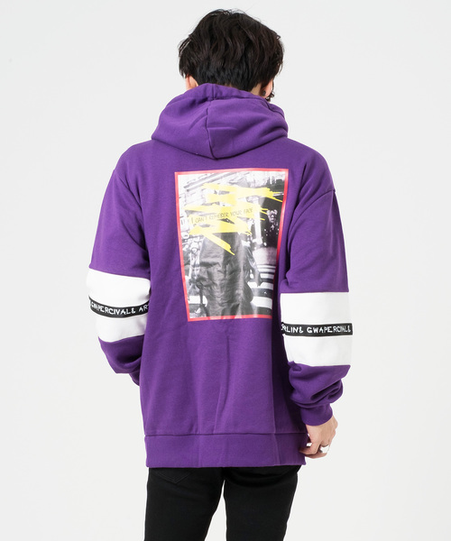 FUGA（フーガ）の「オーバーサイズ袖ラインパーカー（パーカー）」 - WEAR 