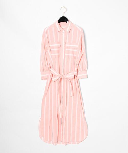 GRACE CLASS（グレースクラス）の「ストライププリントシャツ  