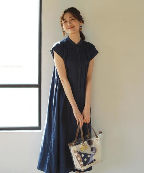 coen（コーエン）の「【新色追加・WEB限定カラー⇒コバルトブルー】インディアンコットンギャザーワンピース（ワンピース・レディース・ベージュ/ネイビー/コバルトブルー/パープル/ブラック/その他/ダークグリーン/ダークブラウン・FREE）」の17枚目の写真