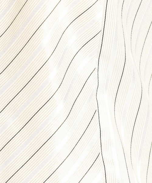 NARACAMICIE（ナラカミーチェ）の「イタリアン細ストライプ切替長袖シャツ（シャツ/ブラウス・レディース・パープル/グレー/ブルー・SMALL/MEDIUM/LARGE）」の6枚目の写真