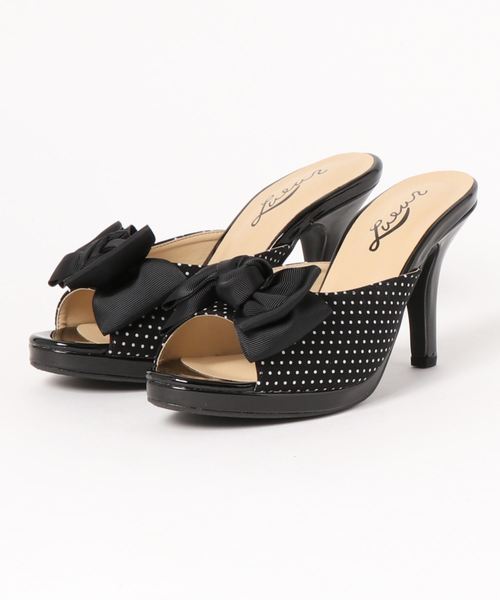 GeeRA（ジーラ）の「ストーム付リボンサンダル（サンダル・レディース・ベージュ/ブラック/ドット・SMALL/MEDIUM/X-LARGE/LARGE）」の7枚目の写真