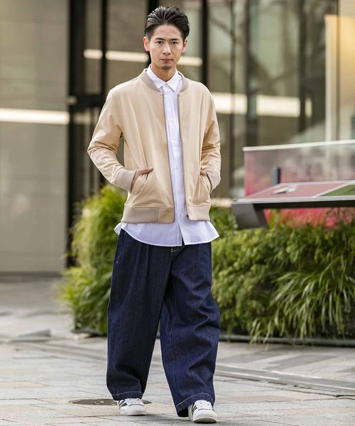 A.S.M（エーエスエム）の「コットンブロード ／ オーバーサイズ ビッグシルエット シャツ（長袖）（シャツ/ブラウス・メンズ・ホワイト/サックスブルー/ブラック/ベージュ/ネイビー・48/50）」の22枚目の写真