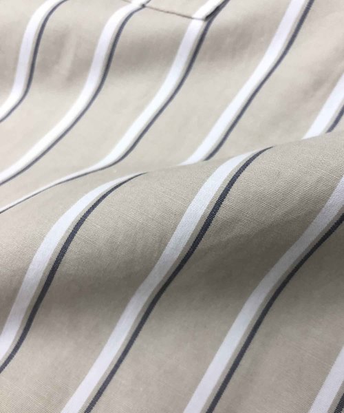 A.S.M（エーエスエム）の「コットンブロード ／ オーバーサイズ ビッグシルエット シャツ（長袖）（シャツ/ブラウス・メンズ・ホワイト/サックスブルー/ブラック/ベージュ/ネイビー・48/50）」の9枚目の写真