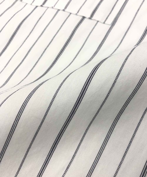 A.S.M（エーエスエム）の「コットンブロード ／ オーバーサイズ ビッグシルエット シャツ（長袖）（シャツ/ブラウス・メンズ・ホワイト/サックスブルー/ブラック/ベージュ/ネイビー・48/50）」の7枚目の写真