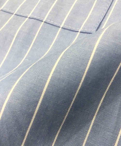 A.S.M（エーエスエム）の「コットンブロード ／ オーバーサイズ ビッグシルエット シャツ（長袖）（シャツ/ブラウス・メンズ・ホワイト/サックスブルー/ブラック/ベージュ/ネイビー・48/50）」の13枚目の写真