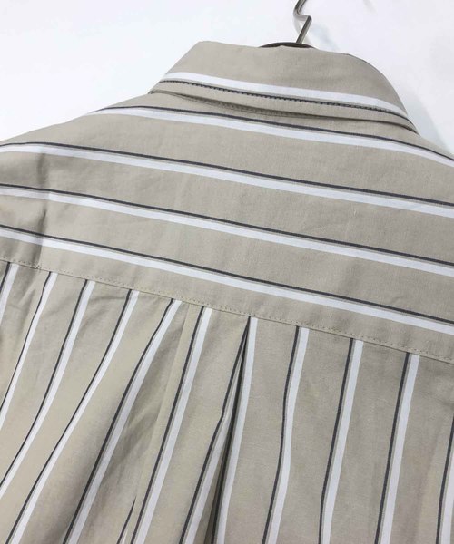 A.S.M（エーエスエム）の「コットンブロード ／ オーバーサイズ ビッグシルエット シャツ（長袖）（シャツ/ブラウス・メンズ・ホワイト/サックスブルー/ブラック/ベージュ/ネイビー・48/50）」の16枚目の写真