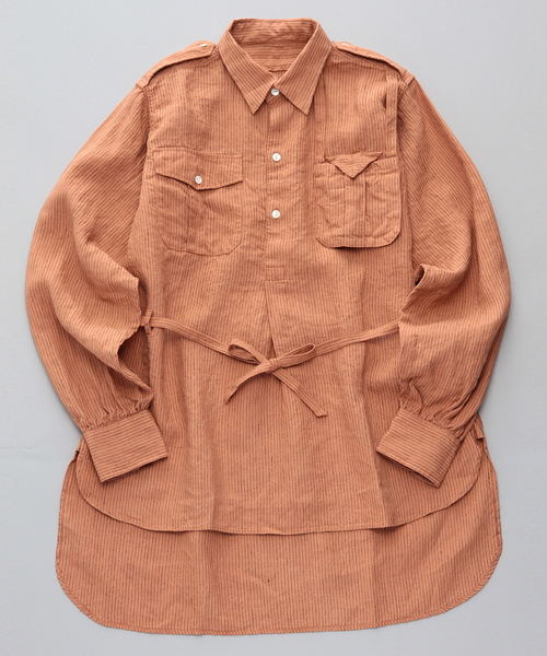 International Gallery BEAMS（インターナショナルギャラリービームス）の「○Phingerin / Parachute Shirt（シャツ/ブラウス・メンズ・オレンジ/ブルー・MEDIUM/SMALL）」の2枚目の写真