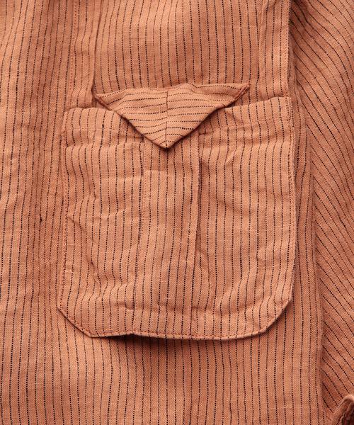 International Gallery BEAMS（インターナショナルギャラリービームス）の「○Phingerin / Parachute Shirt（シャツ/ブラウス・メンズ・オレンジ/ブルー・MEDIUM/SMALL）」の9枚目の写真