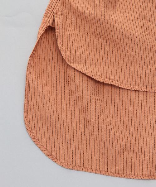 International Gallery BEAMS（インターナショナルギャラリービームス）の「○Phingerin / Parachute Shirt（シャツ/ブラウス・メンズ・オレンジ/ブルー・MEDIUM/SMALL）」の6枚目の写真