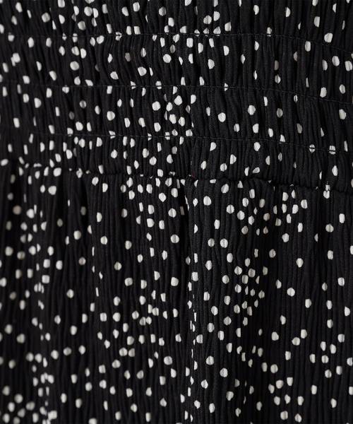 one after another NICE CLAUP(ワンアフターアナザーナイスクラップ)の「レースアップ プリーツパンツ(その他パンツ・レディース・ブラック/ベージュ/ミント/ドット・FREE)」の10枚目の写真