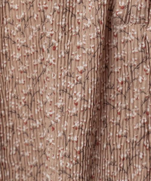 one after another NICE CLAUP(ワンアフターアナザーナイスクラップ)の「レースアップ プリーツパンツ(その他パンツ・レディース・ブラック/ベージュ/ミント/ドット・FREE)」の6枚目の写真