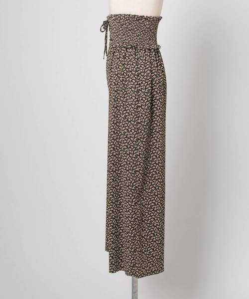 one after another NICE CLAUP(ワンアフターアナザーナイスクラップ)の「レースアップ プリーツパンツ(その他パンツ・レディース・ブラック/ベージュ/ミント/ドット・FREE)」の9枚目の写真