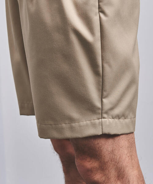 UNITED ARROWS（ユナイテッドアローズ）の「＜UNITED ARROWS＞ ギャバジン ２プリーツ ショートパンツ（その他パンツ・メンズ・ブラック/ベージュ・SMALL/MEDIUM/LARGE/X-LARGE）」の10枚目の写真