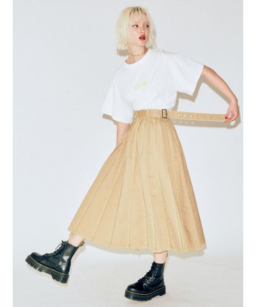 jouetie（ジュエティ）の「ステッチプリーツスカート（スカート）」 - WEAR