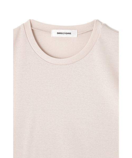 DIRECTOIRE(ディレクトワール)の「スリーブレスフライスTシャツ(Tシャツ/カットソー・レディース・ホワイト/ベージュ/ブラウン/オレンジ・38)」の9枚目の写真