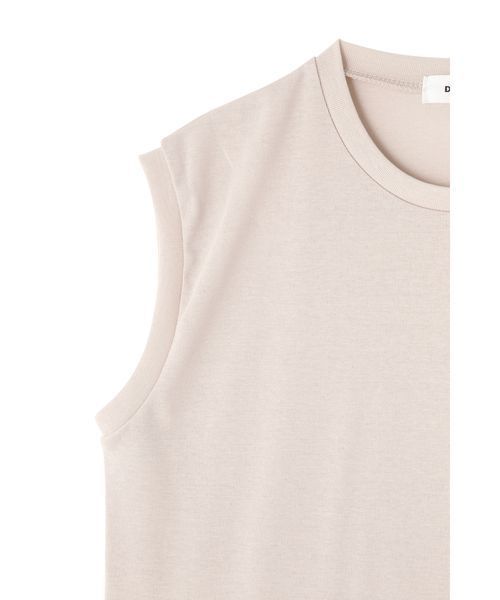 DIRECTOIRE(ディレクトワール)の「スリーブレスフライスTシャツ(Tシャツ/カットソー・レディース・ホワイト/ベージュ/ブラウン/オレンジ・38)」の8枚目の写真