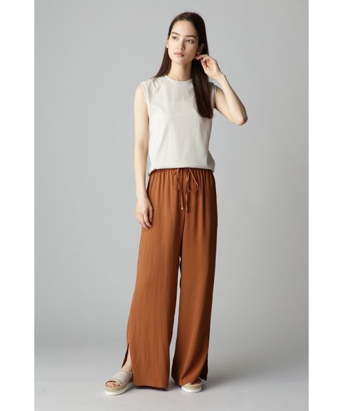 DIRECTOIRE(ディレクトワール)の「スリーブレスフライスTシャツ(Tシャツ/カットソー・レディース・ホワイト/ベージュ/ブラウン/オレンジ・38)」の21枚目の写真