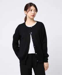 【Bleu tango(ブルータンゴ)】くるみボタンニットカーディガン【大きいサイズ対応】【9号(M)~19号(5L)】