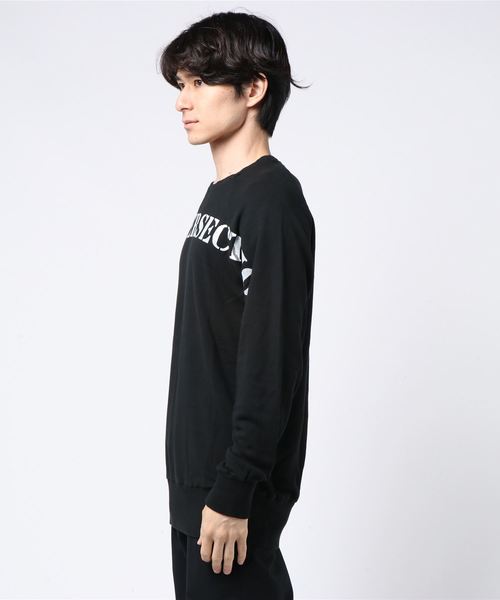 OURET（オーレット）の「【OURET】インターセクションロングスリーブ/OR181-3471（Tシャツ/カットソー・メンズ・ブラック/ベージュ・1/2）」の3枚目の写真