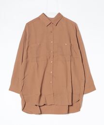 EガーゼポケットBIGシャツ
