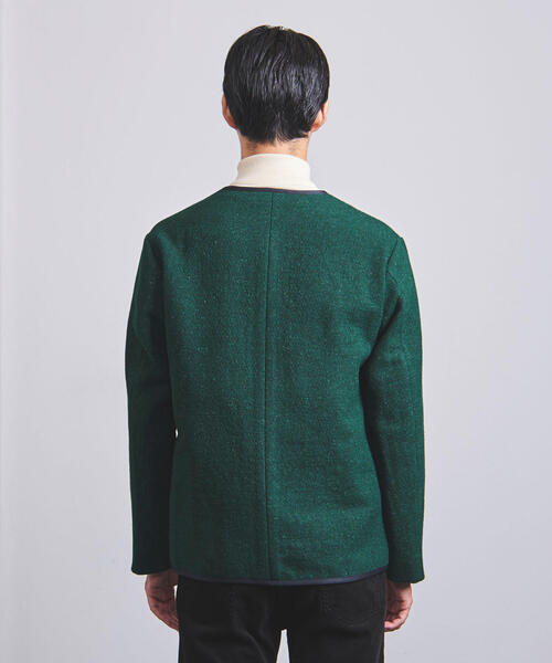District(ディストリクト)の「<District(ディストリクト)> ノーカラージャケット(その他アウター・メンズ・ダークグリーン・LARGE)」の2枚目の写真