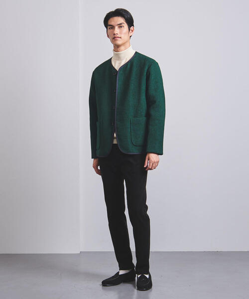District(ディストリクト)の「<District(ディストリクト)> ノーカラージャケット(その他アウター・メンズ・ダークグリーン・LARGE)」の7枚目の写真