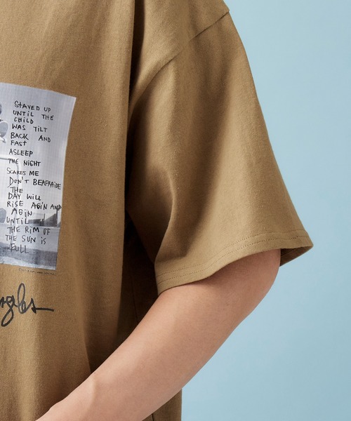 Mark Gonzales(マーク・ゴンザレス)の「■Mark Gonzales/マークゴンザレス MONO-MART別注 ビッグシルエット 半袖Tシャツ(Tシャツ/カットソー・メンズ・ダークベージュ/ブラック/ホワイト/ブラウン・FREE)」の7枚目の写真