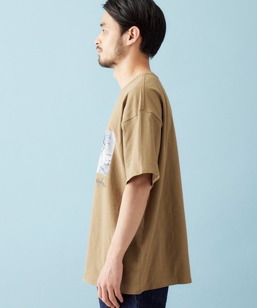 Mark Gonzales(マーク・ゴンザレス)の「■Mark Gonzales/マークゴンザレス MONO-MART別注 ビッグシルエット 半袖Tシャツ(Tシャツ/カットソー・メンズ・ダークベージュ/ブラック/ホワイト/ブラウン・FREE)」の12枚目の写真