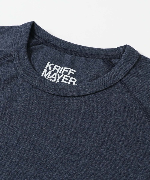 KRIFF MAYER（クリフメイヤー）の「スーパーヘビーリップル7分袖TEE（Tシャツ/カットソー・メンズ・ネイビー/ナチュラル/ブラック/チャコールグレー×ブラック/ホワイト×ネイビー/グレー・X-LARGE/LARGE/MEDIUM/SMALL）」の20枚目の写真