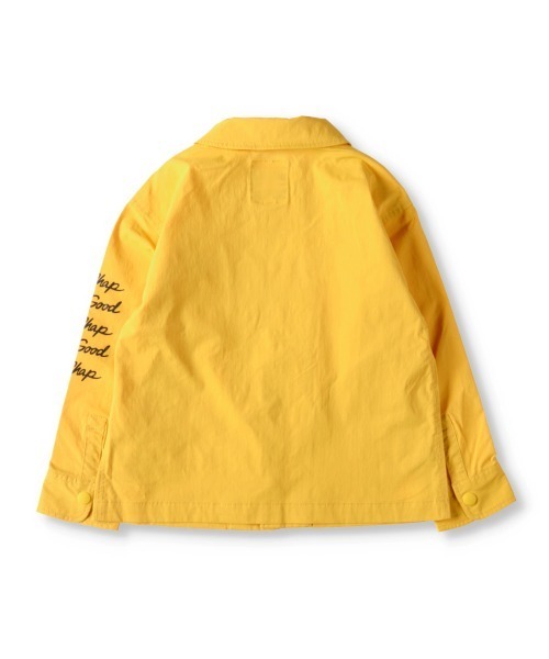 RADCHAP（ラッドチャップ）の「コーチシャツブルゾン（シャツ/ブラウス・キッズ・イエロー/カーキオリーブ・100cm/120cm/90cm/140cm/150cm/130cm/110cm）」の3枚目の写真