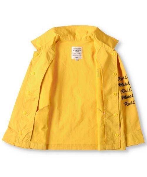 RADCHAP（ラッドチャップ）の「コーチシャツブルゾン（シャツ/ブラウス・キッズ・イエロー/カーキオリーブ・100cm/120cm/90cm/140cm/150cm/130cm/110cm）」の16枚目の写真