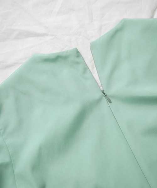 MAISON SPECIAL（メゾンスペシャル）の「ベルテッドワンピース【MAISON SPECIAL/メゾンスペシャル】（ワンピース・レディース・ブラック/グリーン・FREE）」の5枚目の写真