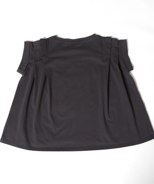 BAYFLOW（ベイフロー）の「[KIDS]シシュウモチーフT（Tシャツ/カットソー・キッズ・ホワイト/ラベンダー/チャコール・SMALL/LARGE/XX-LARGE）」の7枚目の写真