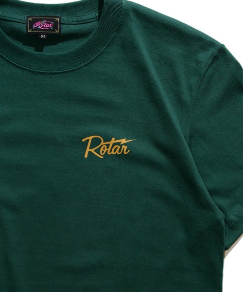 ROTAR（ローター）の「WORK is OVER Tee バックプリント（Tシャツ/カットソー・メンズ・ブラック/ホワイト/グリーン・X-LARGE/LARGE/SMALL/MEDIUM）」の4枚目の写真