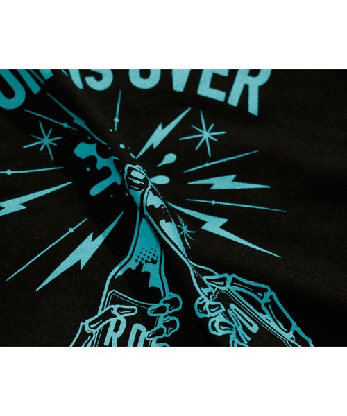 ROTAR（ローター）の「WORK is OVER Tee バックプリント（Tシャツ/カットソー・メンズ・ブラック/ホワイト/グリーン・X-LARGE/LARGE/SMALL/MEDIUM）」の9枚目の写真