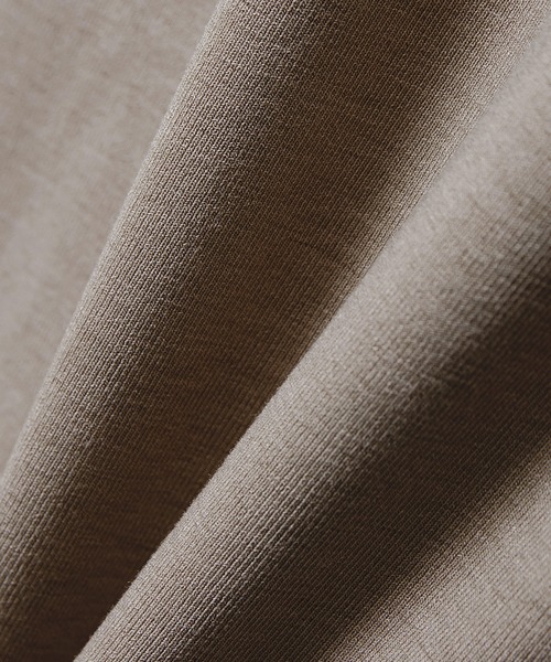 MinoriTY（マイノリティ）の「メンズウエストベルトロング丈半袖カットソー（Tシャツ/カットソー・メンズ・グリーン/モカ・M/L）」の6枚目の写真