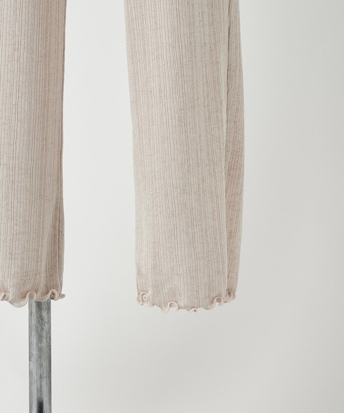 one after another NICE CLAUP(ワンアフターアナザーナイスクラップ)の「ランダムテレコプリーツパンツ(その他パンツ・レディース・ベージュ/アイボリー/ブルーグレー・FREE)」の14枚目の写真