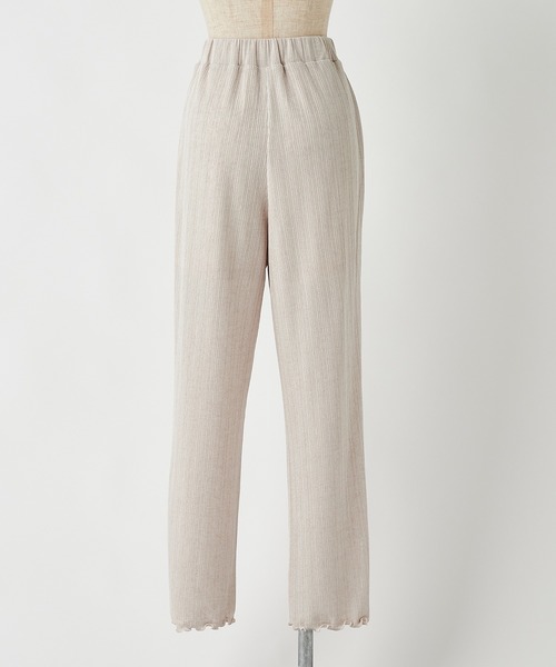 one after another NICE CLAUP(ワンアフターアナザーナイスクラップ)の「ランダムテレコプリーツパンツ(その他パンツ・レディース・ベージュ/アイボリー/ブルーグレー・FREE)」の16枚目の写真