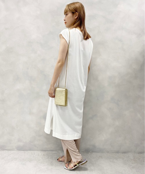 one after another NICE CLAUP(ワンアフターアナザーナイスクラップ)の「ランダムテレコプリーツパンツ(その他パンツ・レディース・ベージュ/アイボリー/ブルーグレー・FREE)」の6枚目の写真