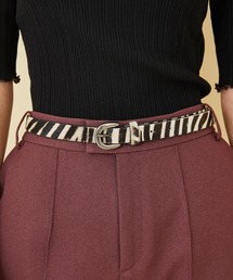 STUDIOUS | 【STUDIOUS】ゼブラハラコ細ベルト(ベルト)