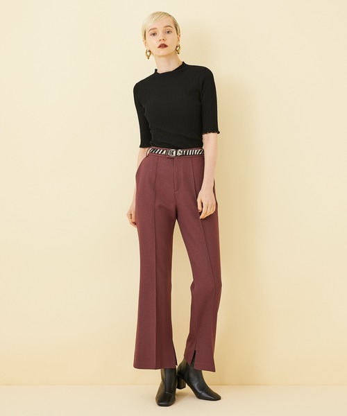 STUDIOUS（ステュディオス）の「【STUDIOUS】ゼブラハラコ細ベルト（ベルト・レディース・ゼブラ・FREE）」の2枚目の写真