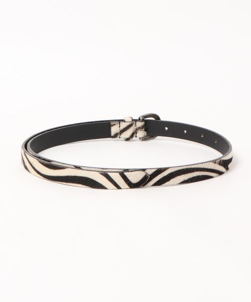 STUDIOUS（ステュディオス）の「【STUDIOUS】ゼブラハラコ細ベルト（ベルト・レディース・ゼブラ・FREE）」の7枚目の写真