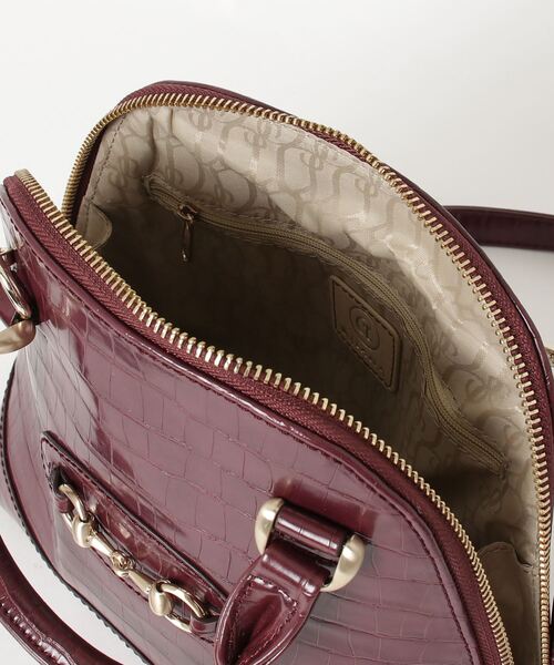 artemis by DIANA（アルテミスバイダイアナ）の「ビット付きミニハンドバッグ（ハンドバッグ・レディース・ダークブラウン/ベージュ/ワイン/マルチ/ブラック・FREE）」の11枚目の写真