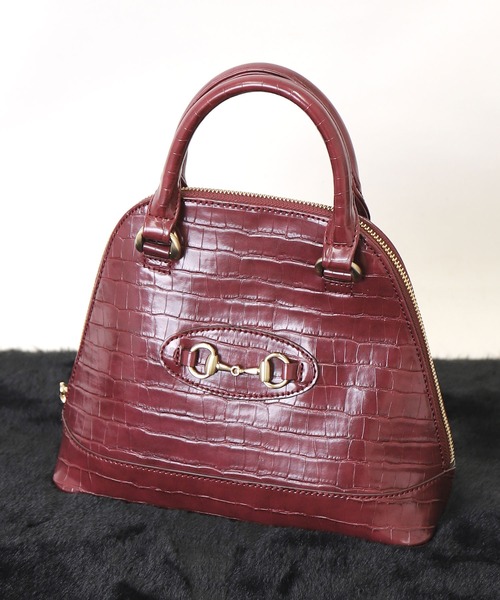 artemis by DIANA（アルテミスバイダイアナ）の「ビット付きミニハンドバッグ（ハンドバッグ・レディース・ダークブラウン/ベージュ/ワイン/マルチ/ブラック・FREE）」の4枚目の写真