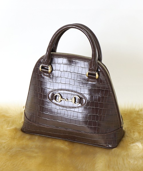 artemis by DIANA（アルテミスバイダイアナ）の「ビット付きミニハンドバッグ（ハンドバッグ・レディース・ダークブラウン/ベージュ/ワイン/マルチ/ブラック・FREE）」の22枚目の写真