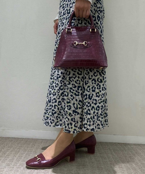 artemis by DIANA（アルテミスバイダイアナ）の「ビット付きミニハンドバッグ（ハンドバッグ・レディース・ダークブラウン/ベージュ/ワイン/マルチ/ブラック・FREE）」の7枚目の写真