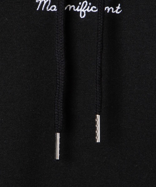 WEGO（ウィゴー）の「WEGO/シティーモチーフ刺繍プルパーカー（スウェット・メンズ・ホワイト/ブラック・SMALL/MEDIUM/LARGE）」の7枚目の写真